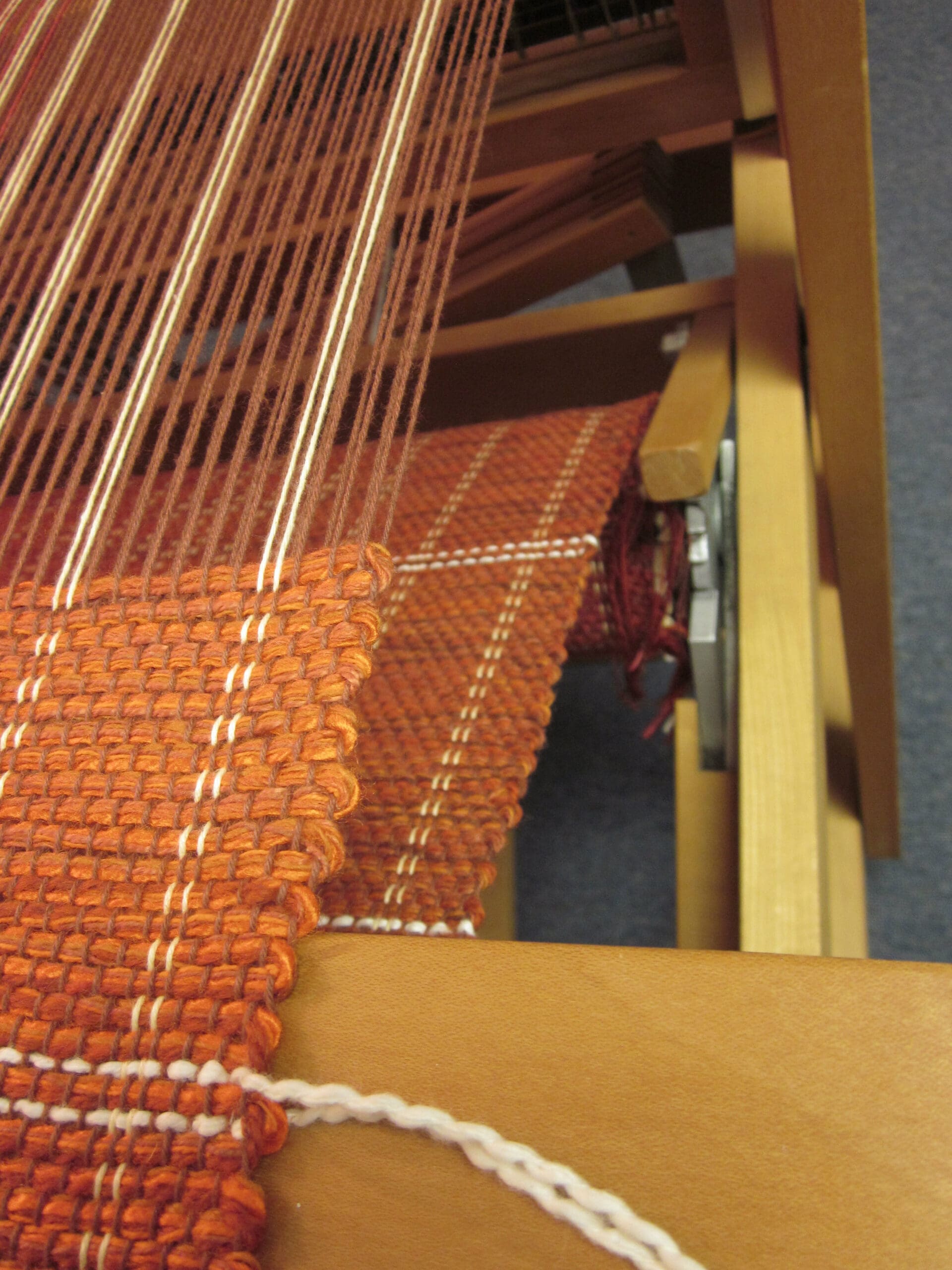 Wrapping around the loom...